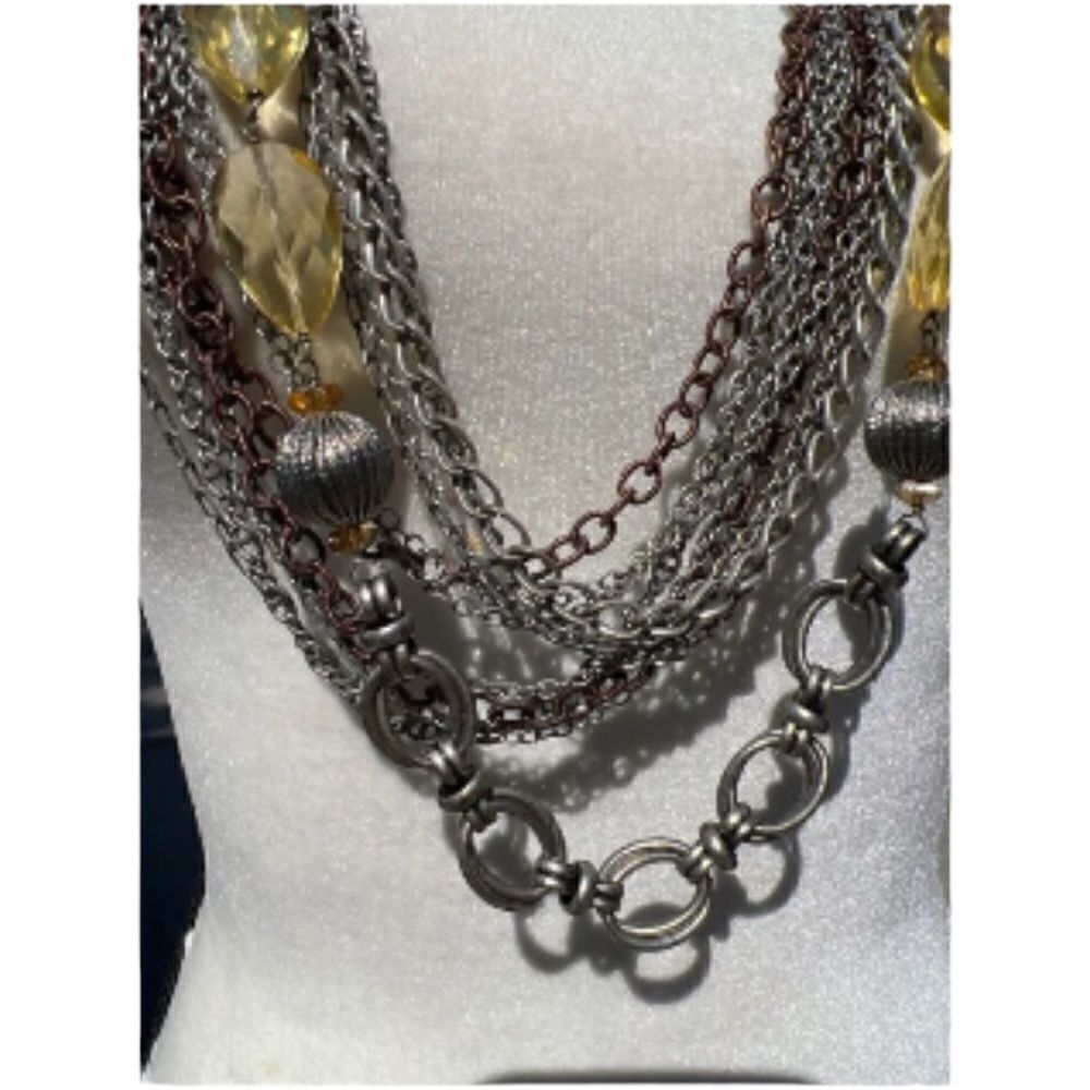 Chico's Multilayer Statement Necklace - Picture 6 of 13
